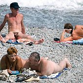 Sunbathing naked completely girls.